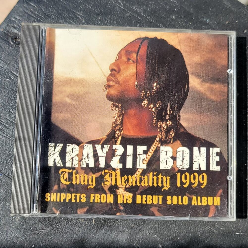 Vtg 1999 Krayzie Bone Thug Mentality 1999 Snippet Sampler Promo CD